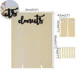Présentoir Mural Donuts Mariage Rustique