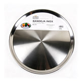 Plateau Inox Rond Buffet Pro