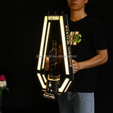 Présentoir Bouteille Whisky LED Métal