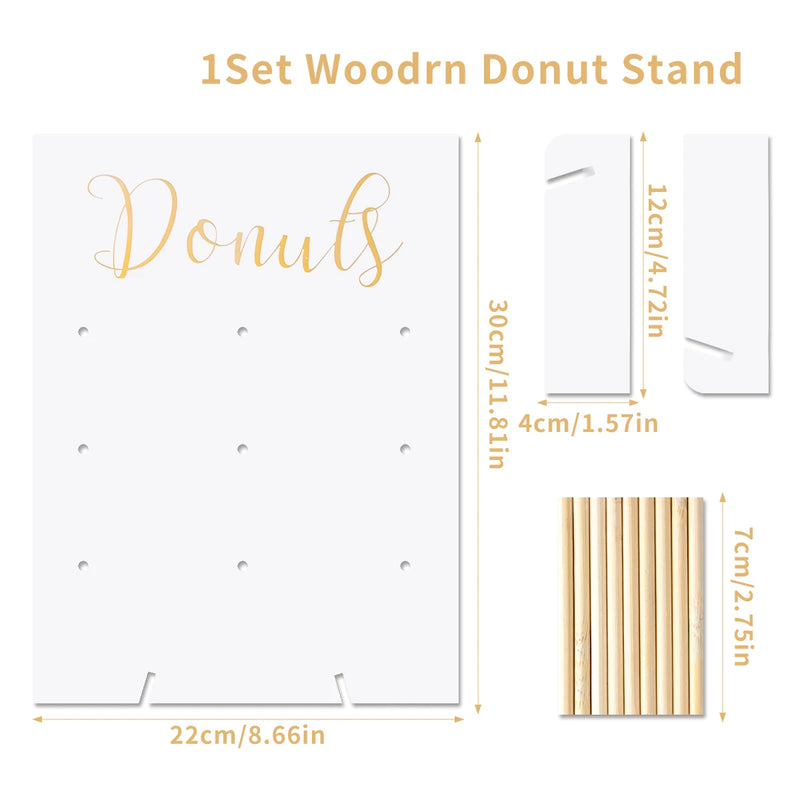 Présentoir Donuts Bois Mariage