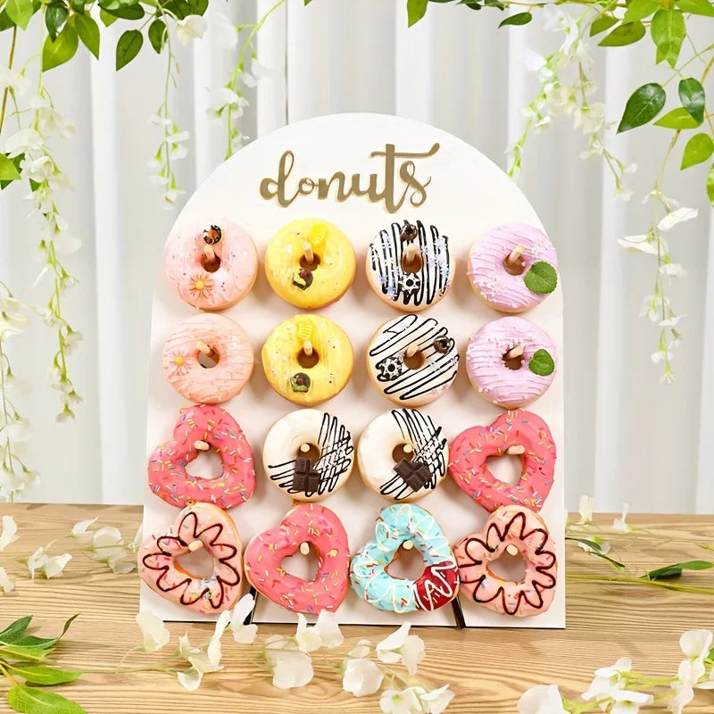 Présentoir Donuts Bois Mariage