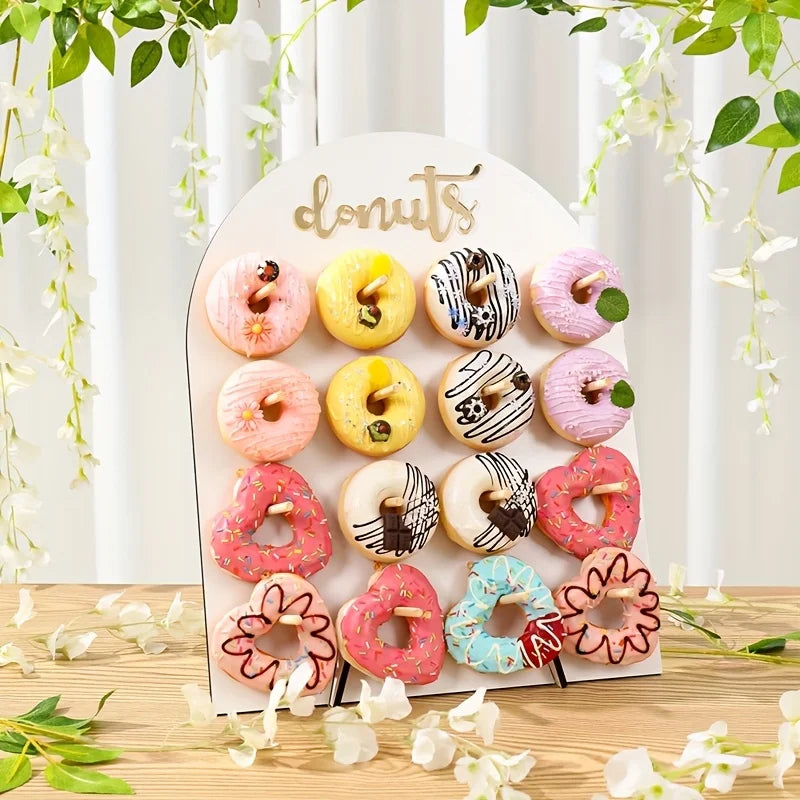 Présentoir Donuts Bois Mariage