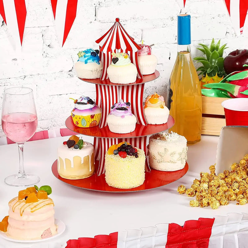 Présentoir Cupcake Carton Cirque