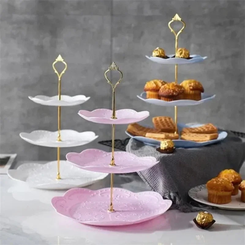 Présentoir Gâteau 3 Étages Démontable
