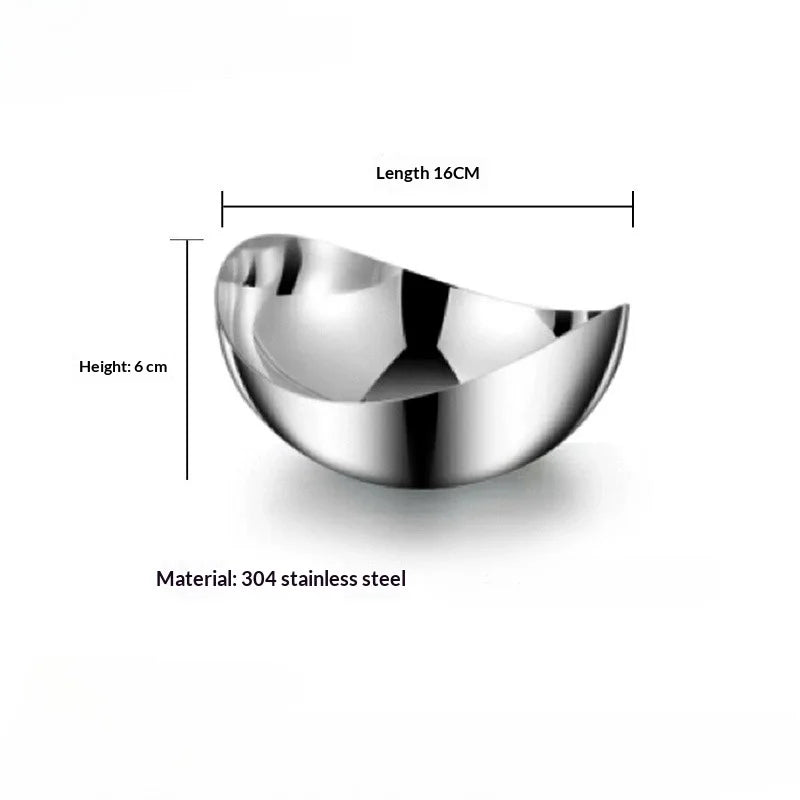 Coupelle Inox Luxe Fruits et Snacks