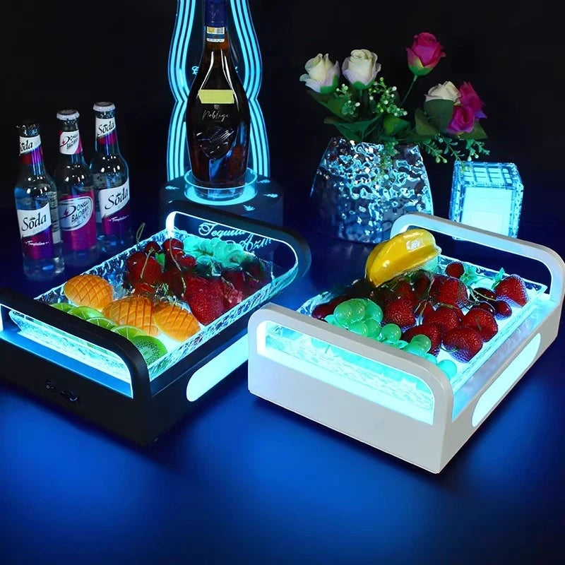 Plateau LED Lumineux Fruits Snacks