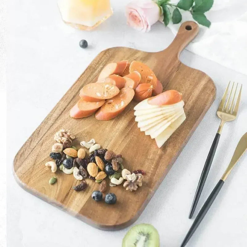 Planche Bois Service Charcuterie Fromage