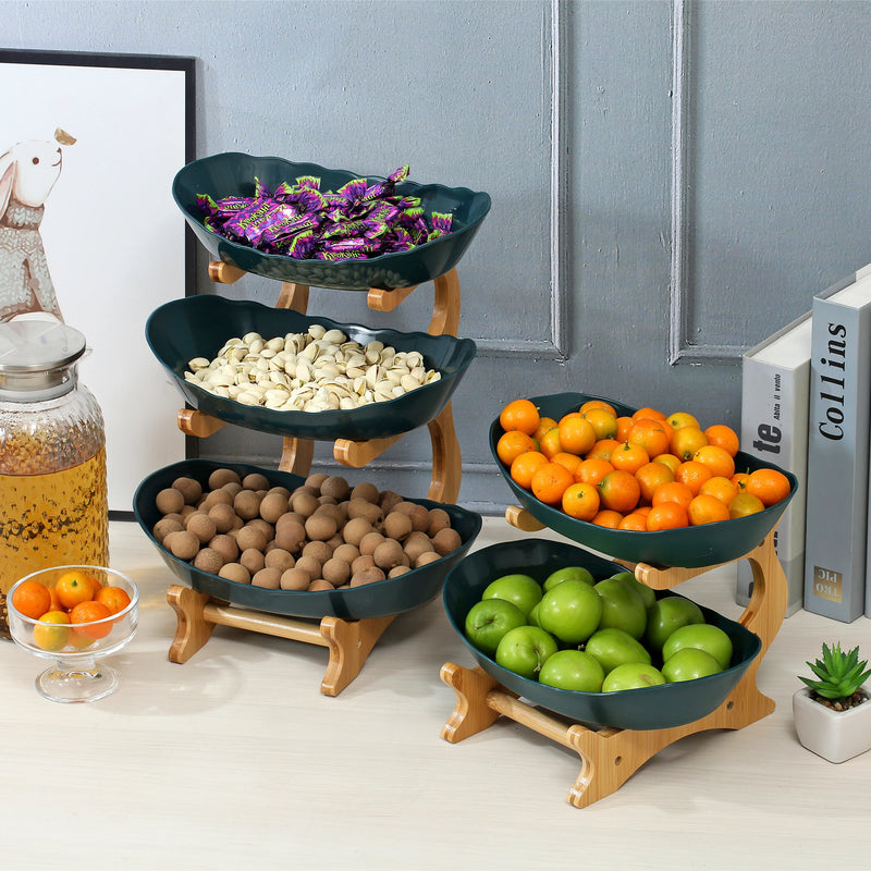 Corbeille Fruits Multi-Niveaux Moderne