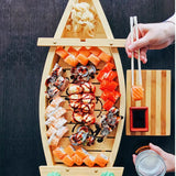 Bateau Sushi Bois Artisanal Pro