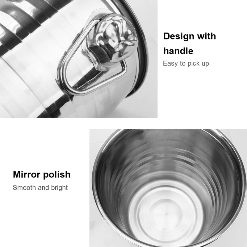 Seau à Glace Inox 5 Litres
