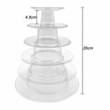 Présentoir Cupcakes Transparent Multi-Niveaux