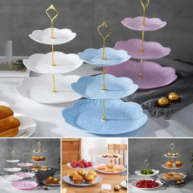 Présentoir Gâteau 3 Étages Démontable