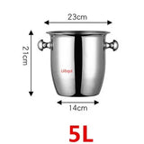 Seau à Glace Inox Baril Bar