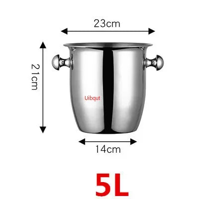 Seau à Glace Inox Baril Bar