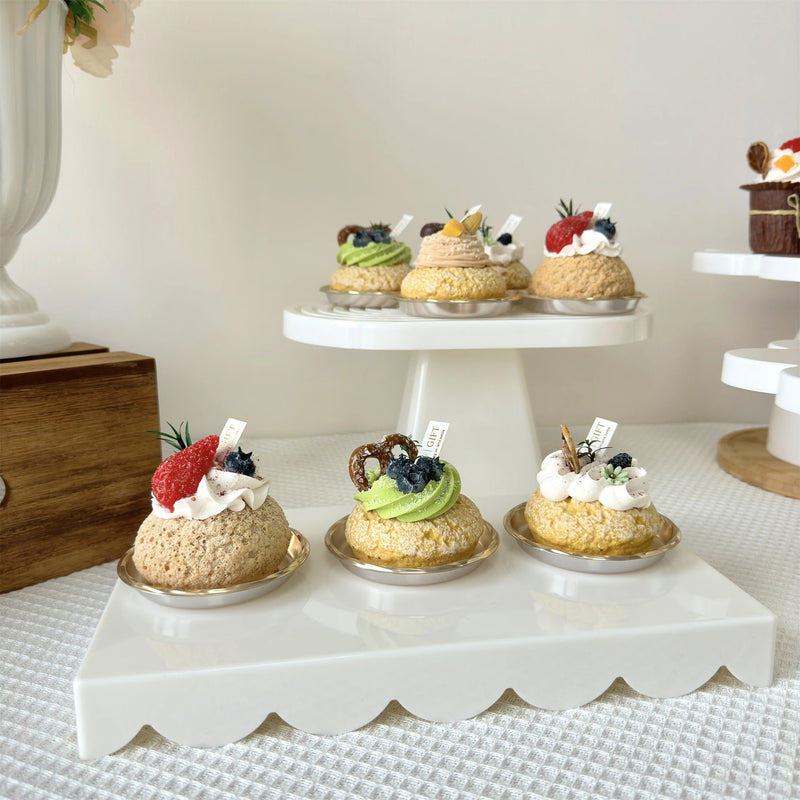 Juego de 2 soportes para cupcakes para decoración de bodas, fiestas de cumpleaños, fiestas, decoración de fiesta rosa, juego de soportes para pasteles para Navidad