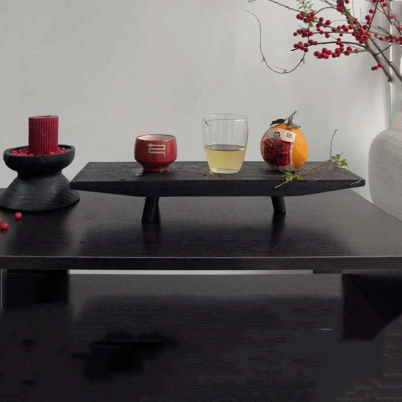 Plateau Rectangulaire Bois Multifonction