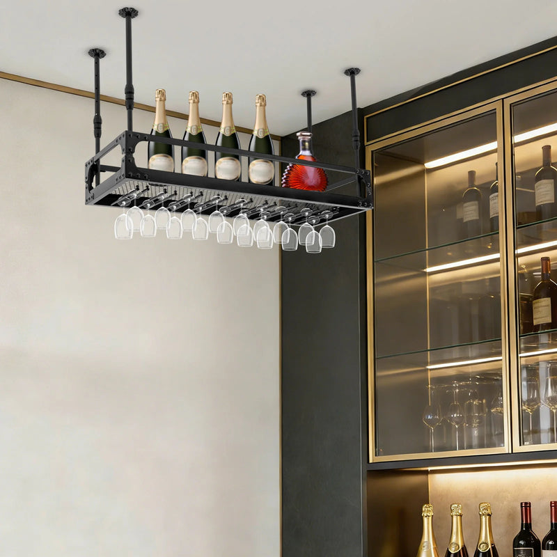 Présentoir Suspendu Verres à Vin Bar