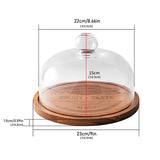 Présentoir Gâteaux avec Cloche Verre