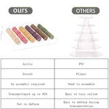 Présentoir Macarons Acrylique 6 Compartiments