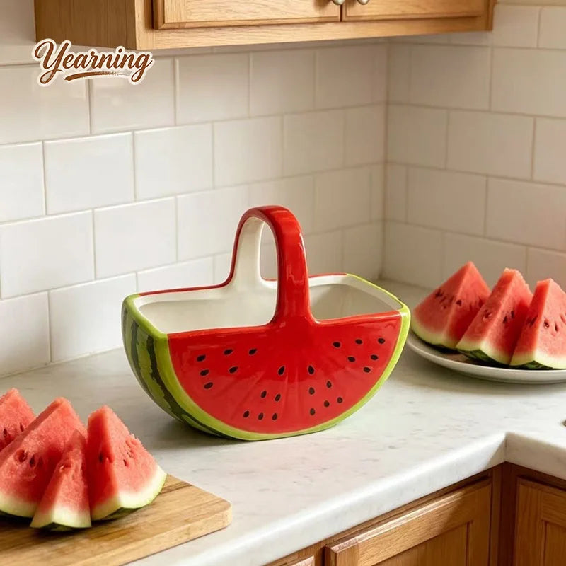 Panier de Présentation Céramique Fruits Buffet