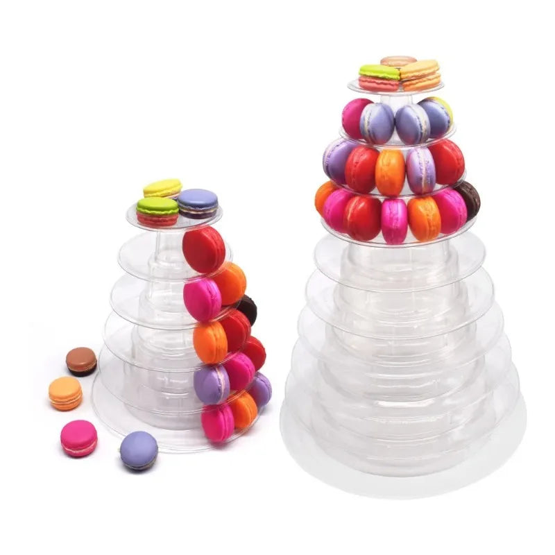Présentoir Macarons Multi-Niveaux Mariage