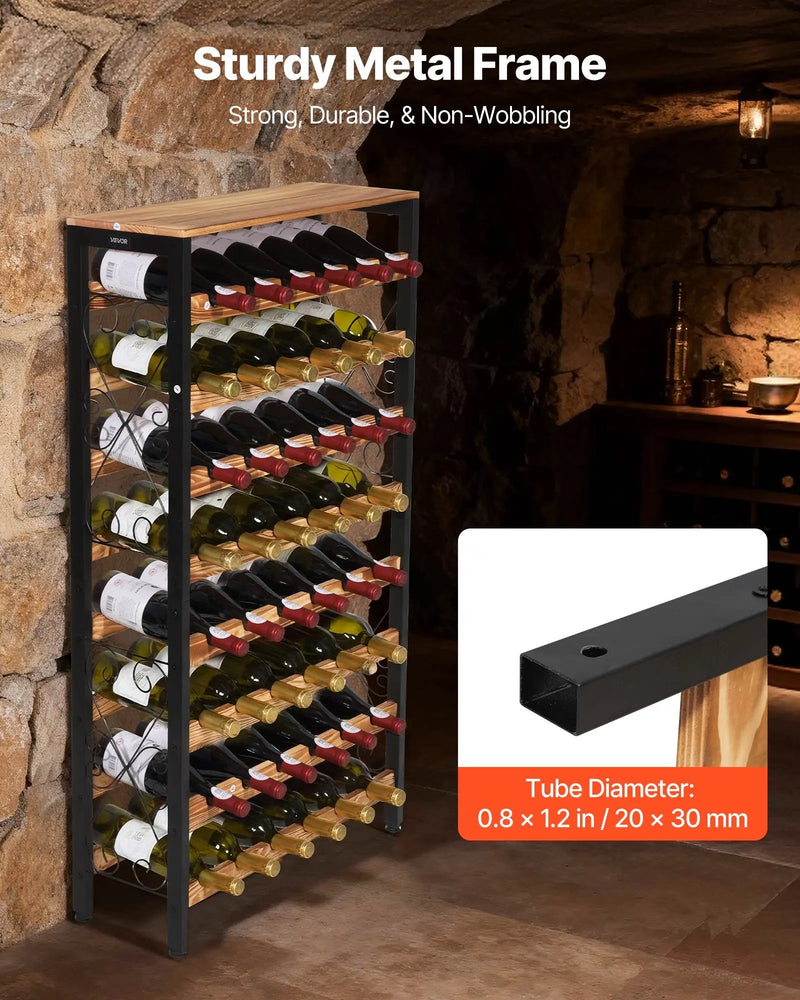 Présentoir Bouteilles Vin Multi-Niveaux Bar