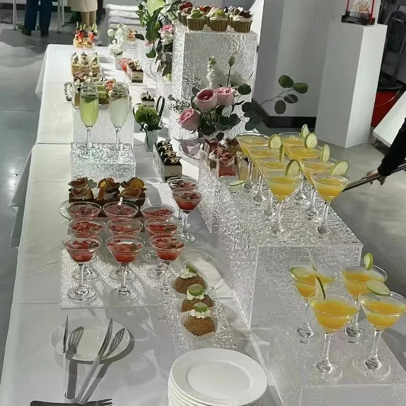 Présentoir Buffet Acrylique Colonnes Mariage