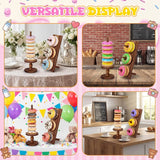 Présentoir Donuts Bois Acacia Mariage