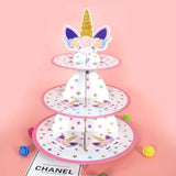 Présentoir Cupcake Carton Arc-en-Ciel
