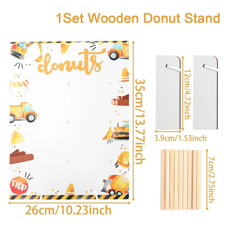 Mur de Donuts Rustique Buffet