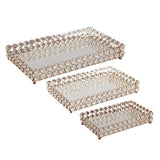 Plateau Miroir Ornementé Décoratif Buffet Chic