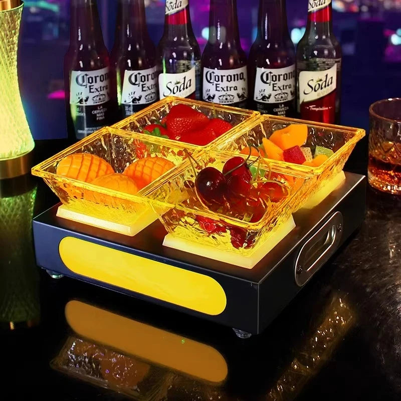 Plateau Lumineux LED Fruits et Snacks