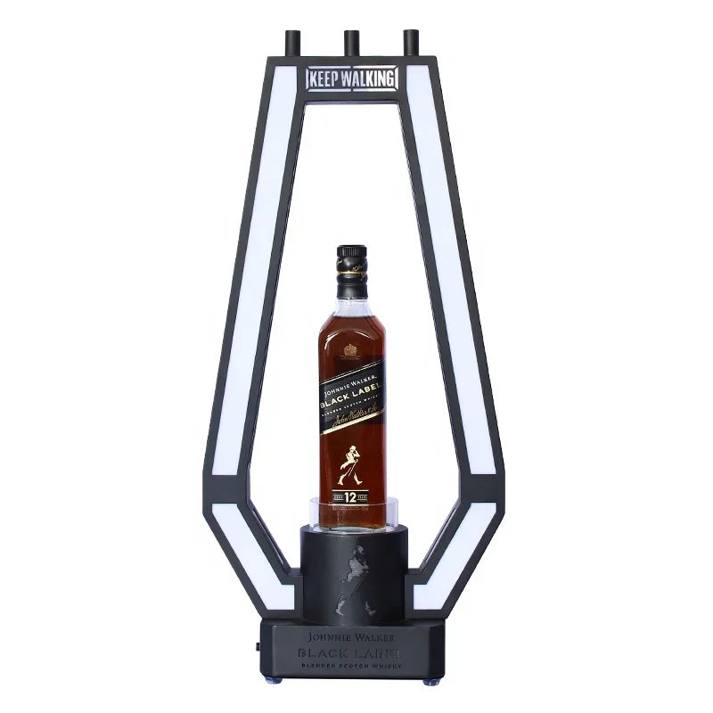 Présentoir Bouteille Whisky LED Métal