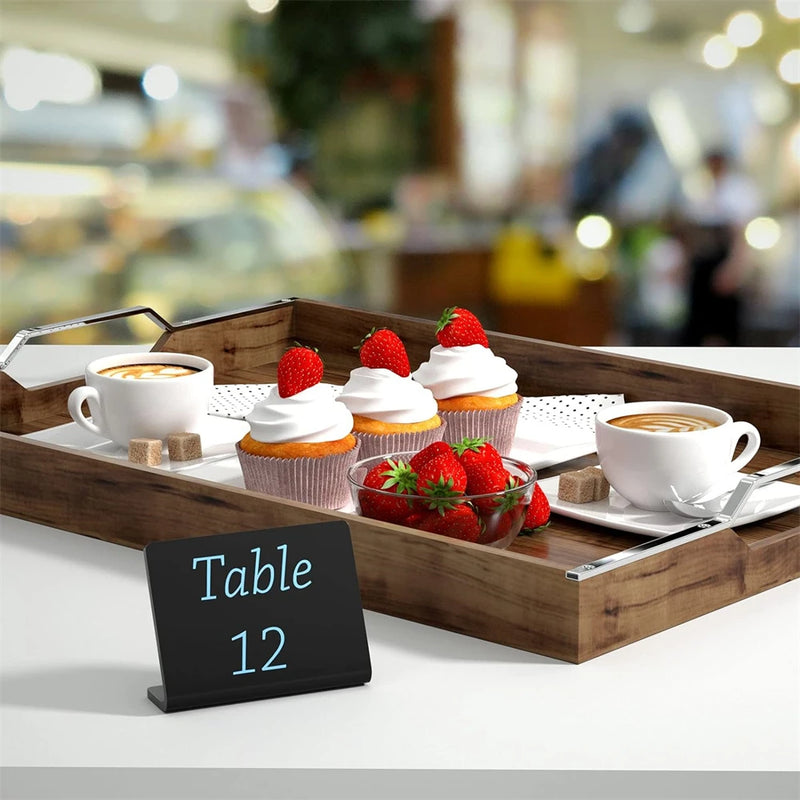 Porte-Étiquette Buffet Ardoise Lot de 12