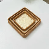 Corbeille Rotin Présentoir Buffet Petit-Déjeuner