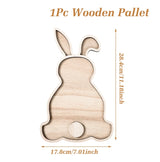 Plateau Bois Lapin Pâques