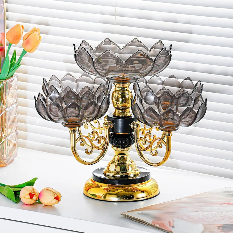 Corbeille Fruits Rotative 5 Compartiments