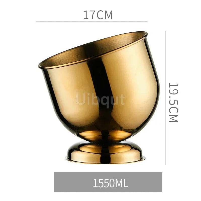 Seau à Champagne Inox Tête Tigre