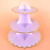 Présentoir Cupcake Carton Arc-en-Ciel