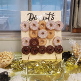 Présentoir Mural Donuts en Bois