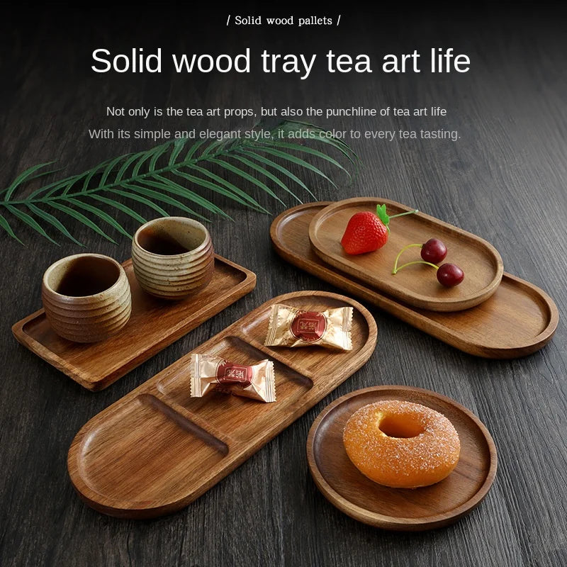 Plateau Fruits Bois Japonais Multi-Formes