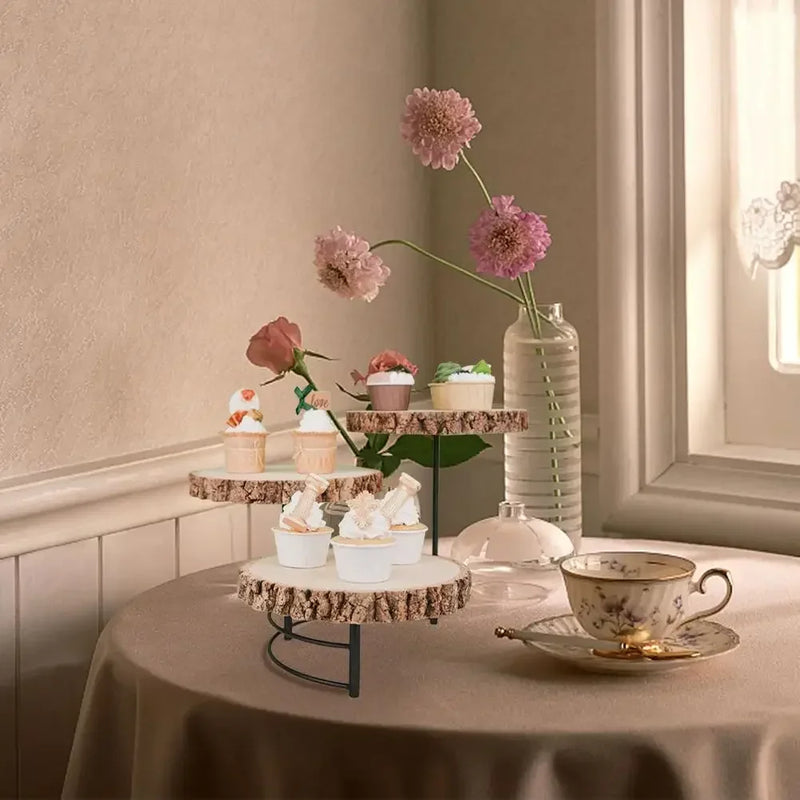 Plateau Bois 3 Niveaux Mariage