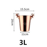 Rafraîchisseur Champagne Baril Tête Cerf