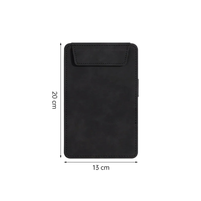 1 unidad, portamenús de ante, portapapeles magnético de piel sintética A4/A5/A6/A7/B5 con soporte para bolígrafo, bloc de notas para restaurante/cafetería/bar/hotel
