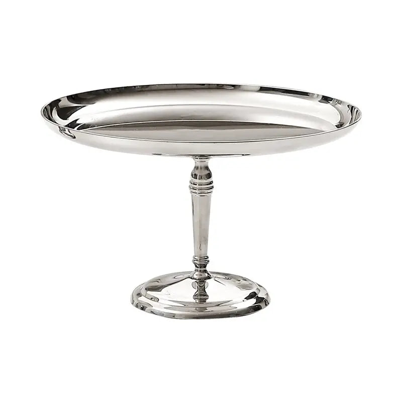 Présentoir Gâteau Inox Argenté – set buffet événement chic et moderne