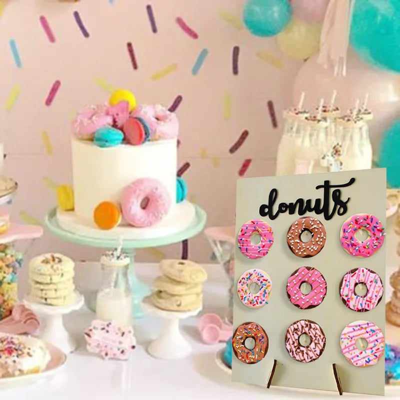 Présentoir Donuts Bois Mariage