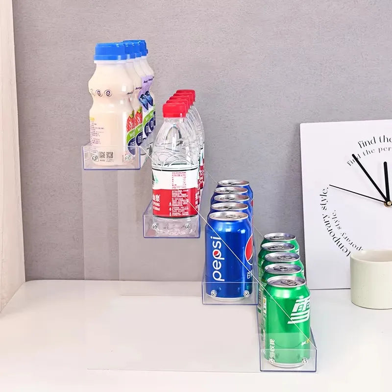 Présentoir Boissons Acrylique Multi-Niveaux