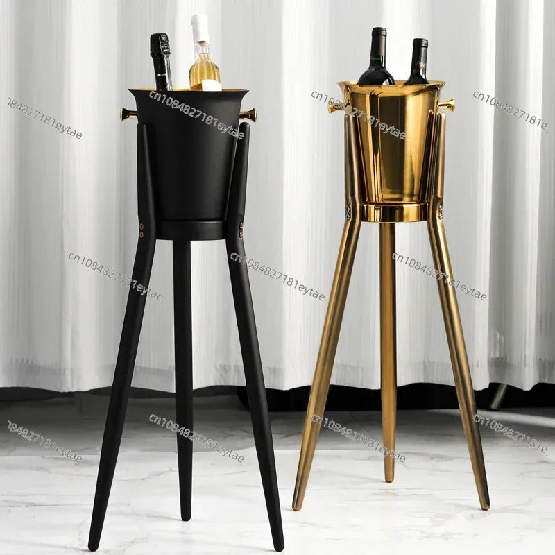 Rafraîchisseur Champagne Inox Trépied Luxe