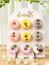 Présentoir Bois 9 Trous Donuts
