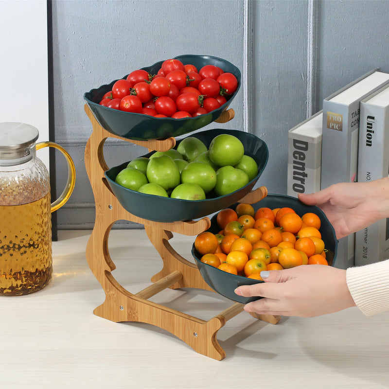 Corbeille Fruits Multi-Niveaux Moderne
